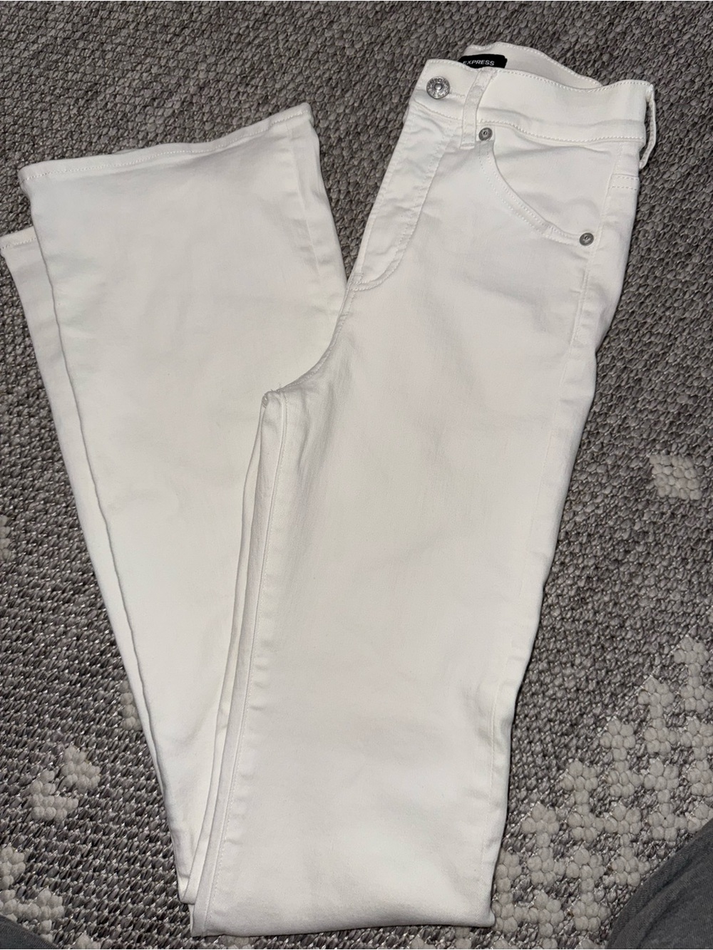 White Women's Jeans - Classic High-Rise Fit